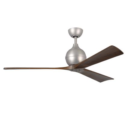 Matthews VEN-IR3-52 - Stropní ventilátor IRENE 52" matný nikl/ořech