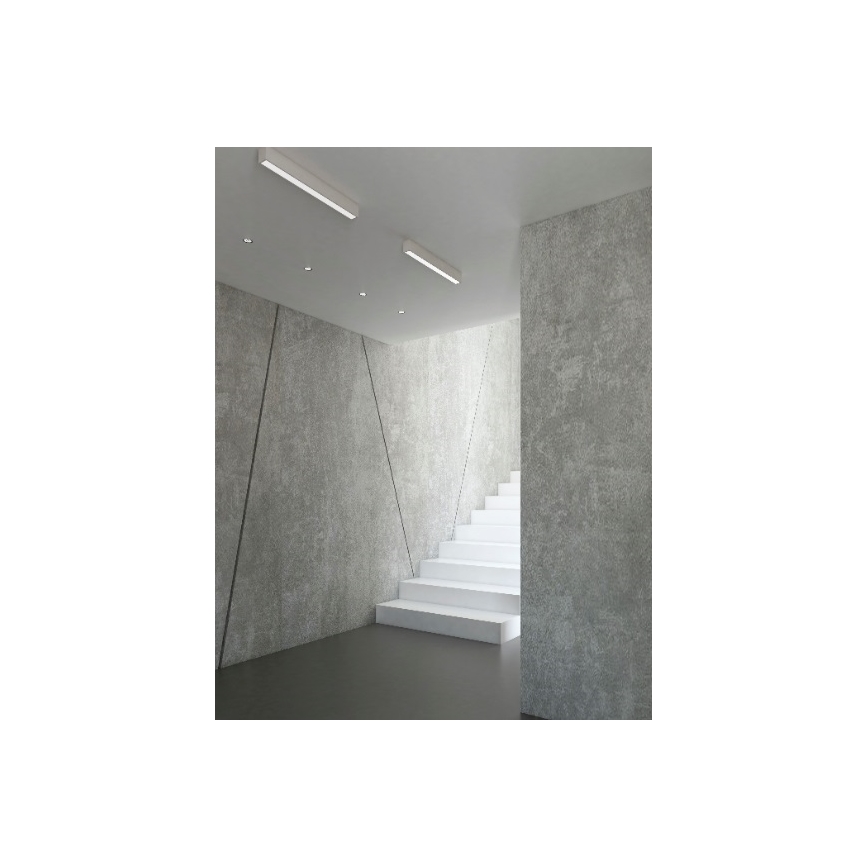 MAXLIGHT C0124D - LED Stmívatelné stropní svítidlo LINEAR LED/18W/230V 57 cm bílá