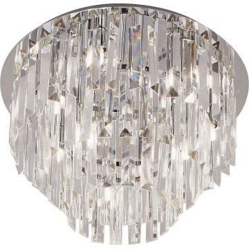 MAXLIGHT C0136 - Stropní svítidlo MONACO 9xG9/40W/230V pr. 42 cm lesklý chrom