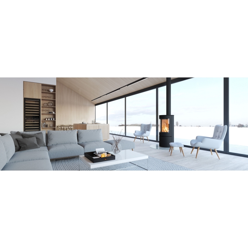 MAXLIGHT C0190D - LED Stmívatelné stropní svítidlo LINEAR LED/18W/230V 57 cm černá