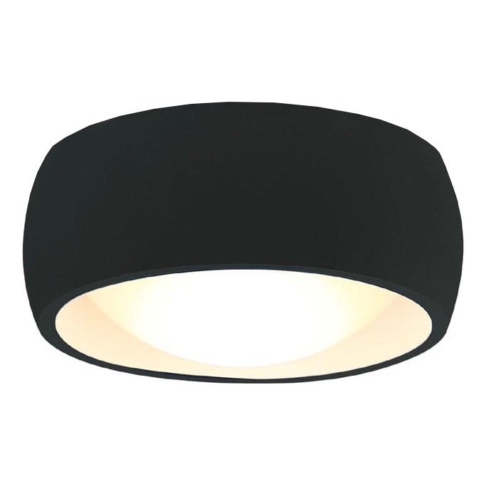 MAXLIGHT C0204 - LED Koupelnové stropní svítidlo KODAK LED/8W/230V pr. 10,8 cm IP44 černá