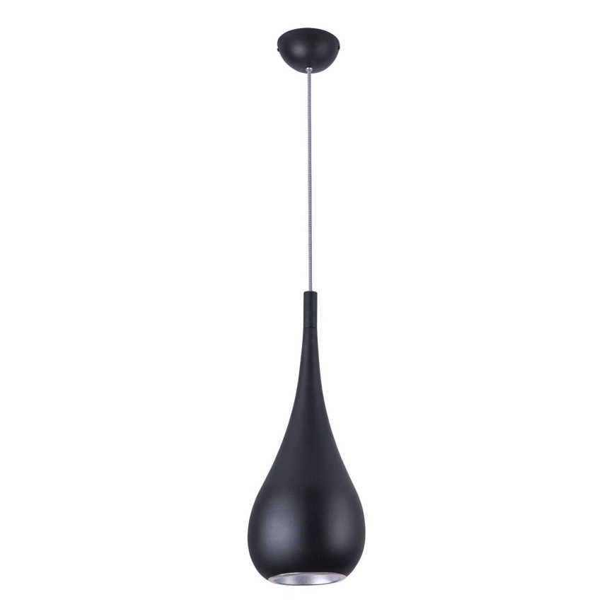 MAXLIGHT P0233 - Lustr na lanku DROP 1xE27/40W/230V pr. 20 cm černá