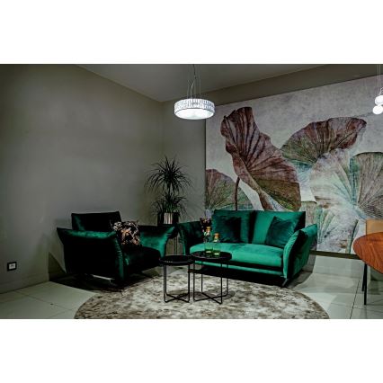 MAXLIGHT P0236 - Lustr na lanku DIAMANTE 5xG9/42W/230V pr. 38 cm lesklý chrom