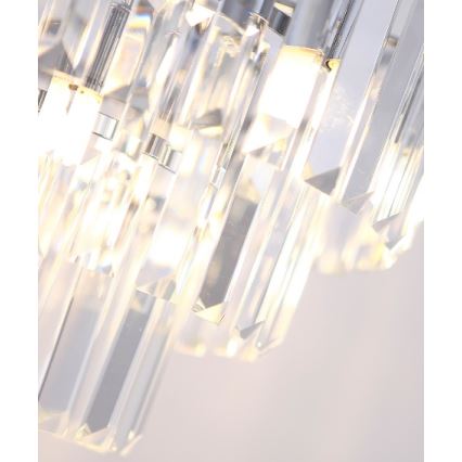 MAXLIGHT P0259 - Lustr na lanku MONACO 9xG9/40W/230V pr. 42 cm lesklý chrom