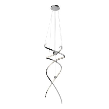MAXLIGHT P0482D - LED Stmívatelný lustr na lanku RITZ LED/100W/230V pr. 60 cm CRI 90 lesklý chrom
