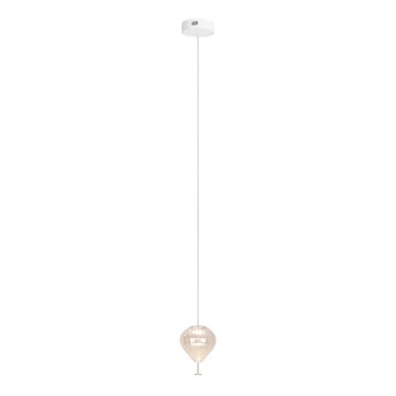 MAXLIGHT P0527 - LED Lustr na lanku PALLONCINI 2xLED/3W/230V pr. 12 cm čirá