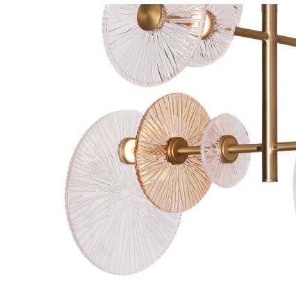 MAXLIGHT P0541 - LED Lustr na tyči ALLURE 14xLED/5W/230V pr. 60 cm zlatá