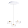 MAXLIGHT P0543 - LED Lustr na lanku LIPARI LED/22W/230V pr. 35 cm čirá