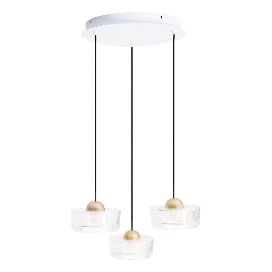 MAXLIGHT P0543 - LED Lustr na lanku LIPARI LED/22W/230V pr. 35 cm čirá