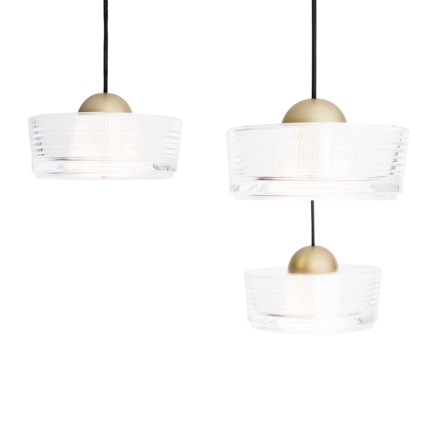 MAXLIGHT P0543 - LED Lustr na lanku LIPARI LED/22W/230V pr. 35 cm čirá