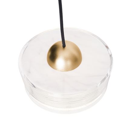 MAXLIGHT P0543 - LED Lustr na lanku LIPARI LED/22W/230V pr. 35 cm čirá