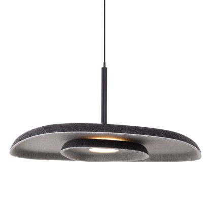 MAXLIGHT P0560 - LED Lustr na lanku DEUX LED/5W/230V černá