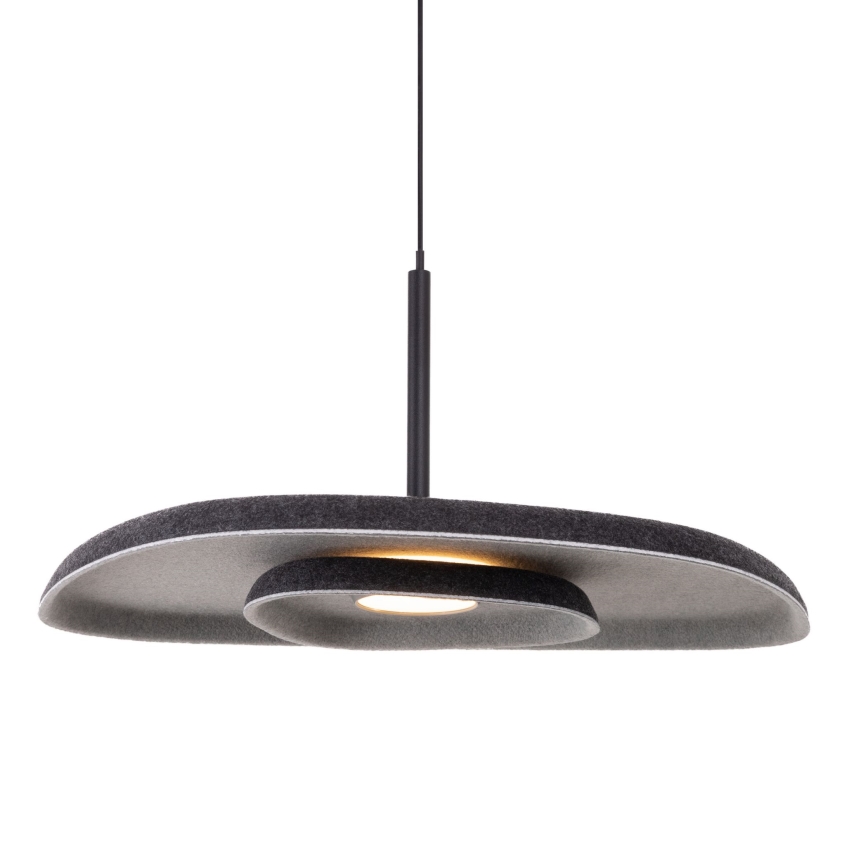 MAXLIGHT P0560 - LED Lustr na lanku DEUX LED/5W/230V černá