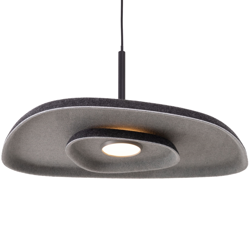 MAXLIGHT P0560 - LED Lustr na lanku DEUX LED/5W/230V černá