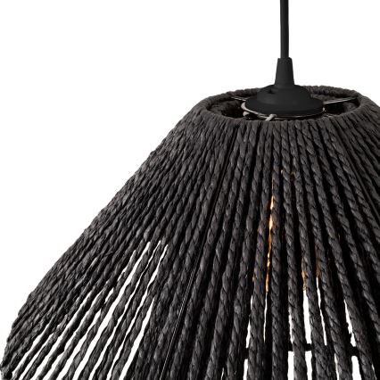 MAXLIGHT P0580 - Lustr na lanku AMALFI 1xE27/15W/230V pr. 45 cm černá