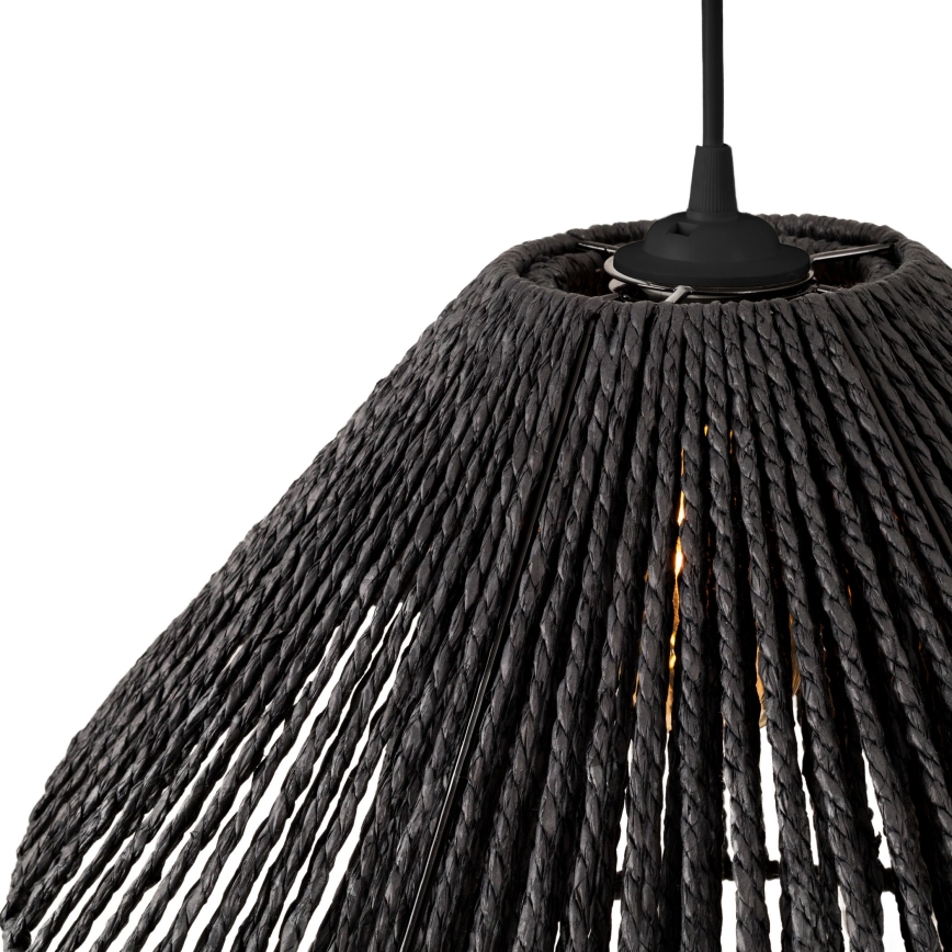 MAXLIGHT P0580 - Lustr na lanku AMALFI 1xE27/15W/230V pr. 45 cm černá