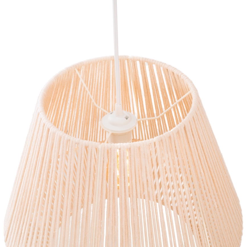 MAXLIGHT P0584 - Lustr na lanku PRASLIN 1xE27/15W/230V pr. 44 cm béžová