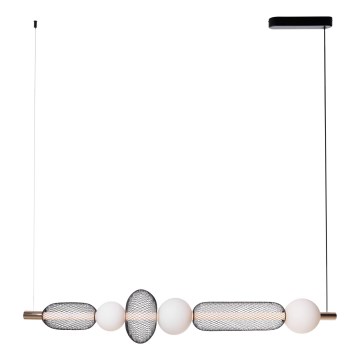MAXLIGHT P0593 - LED Lustr na lanku BORA LED/29W/230V bílá/černá