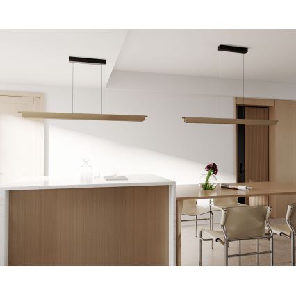 MAXLIGHT P0596 - LED Stmívatelný lustr na lanku JO-JO LED/40W/230V 2700/4500/5500K zlatá