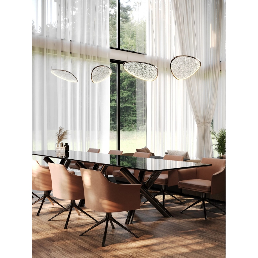 MAXLIGHT P0636D - LED Lustr na lanku EMPIRE LED/17W/230V lesklý chrom