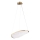 MAXLIGHT P0637D - LED Lustr na lanku EMPIRE LED/17W/230V zlatá