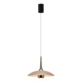 MAXLIGHT P0674 - LED Lustr na lanku MANUKA LED/12W/230V pr. 28 cm zlatá/béžová