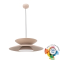 MAXLIGHT P0698 - LED Lustr na lanku MAYUMI LED/12W/230V pr. 50 cm CRI 96 béžová