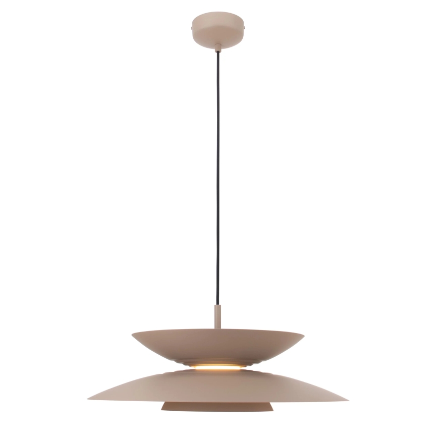 MAXLIGHT P0698 - LED Lustr na lanku MAYUMI LED/12W/230V pr. 50 cm CRI 96 béžová