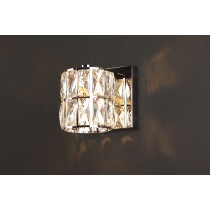 MAXLIGHT W0205 - Nástěnné svítidlo DIAMANTE 1xG9/42W/230V lesklý chrom