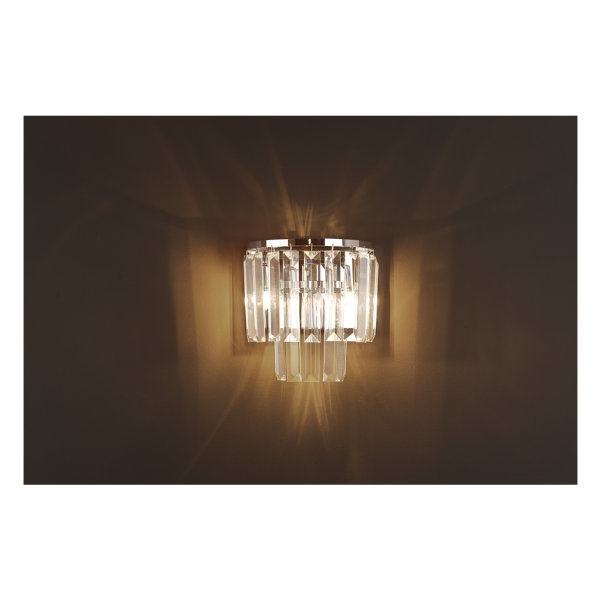MAXLIGHT W0209 - Nástěnné svítidlo MONACO 2xG9/40W/230V lesklý chrom
