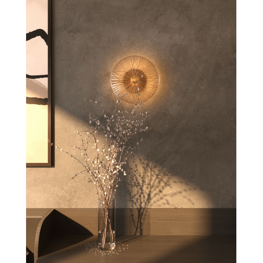 MAXLIGHT W0355 - LED Nástěnné svítidlo ALLURE LED/5W/230V pr. 28 cm zlatá