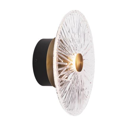 MAXLIGHT W0356 - LED Nástěnné svítidlo ALLURE LED/5W/230V pr. 28 cm zlatá/čirá