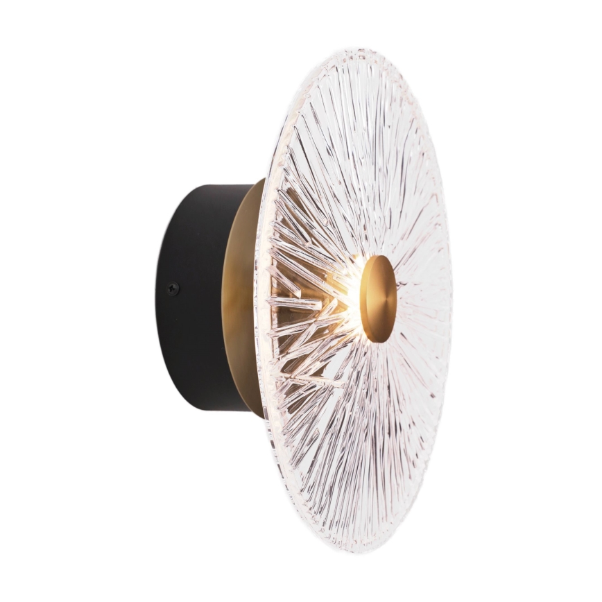 MAXLIGHT W0356 - LED Nástěnné svítidlo ALLURE LED/5W/230V pr. 28 cm zlatá/čirá