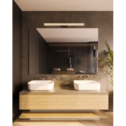MAXLIGHT W0363 - LED Koupelnové nástěnné svítidlo FAYETTE LED/6W/230V 31 cm IP44 černá