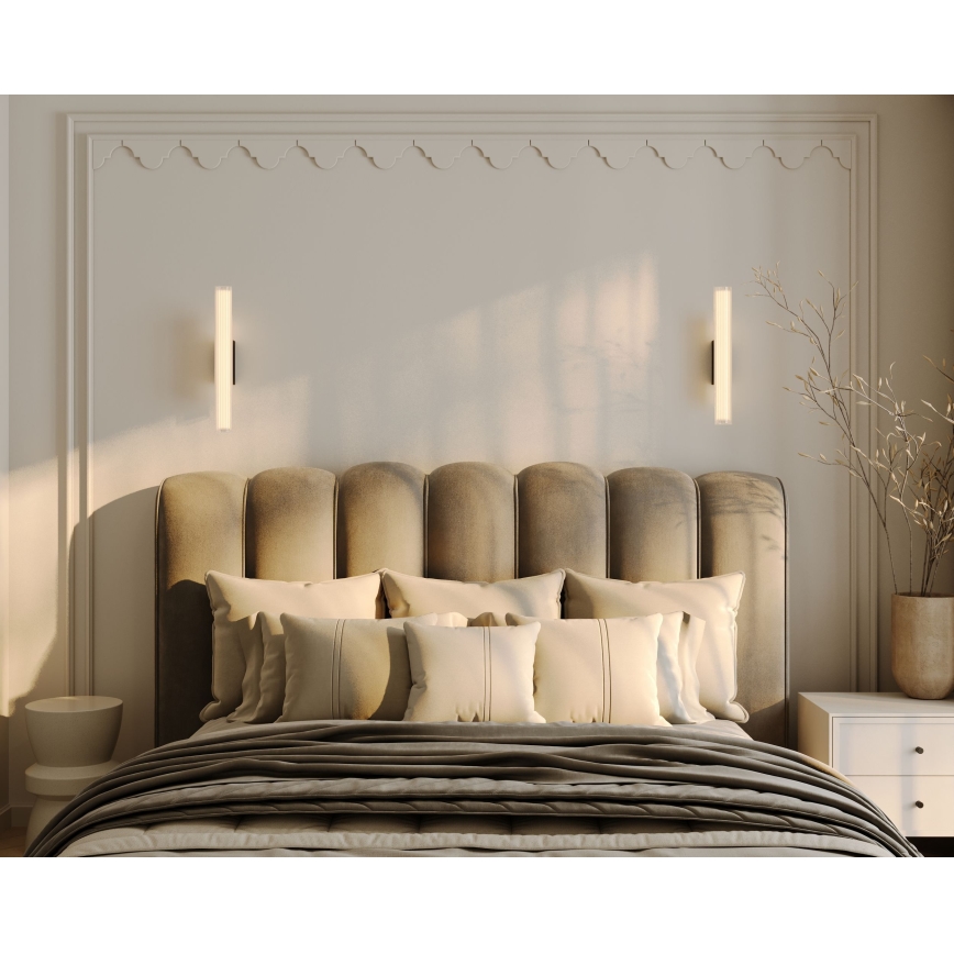 MAXLIGHT W0365 - LED Koupelnové nástěnné svítidlo FAYETTE LED/12W/230V 61 cm IP44 černá
