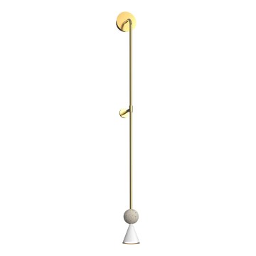 MAXLIGHT W0449 - LED Nástěnná lampa BINGO LED/8W/230V CRI 92 zlatá/béžová