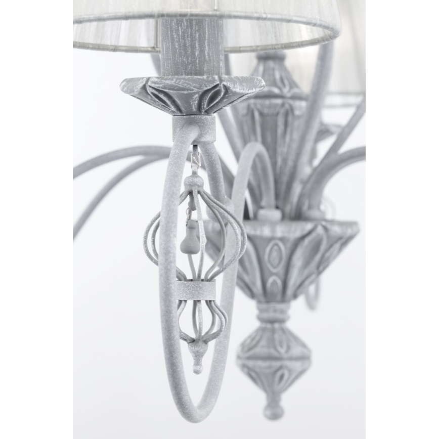 Maytoni ARM154-06-S - Lustr na řetězu MONSOON 6xE14/40W/230V