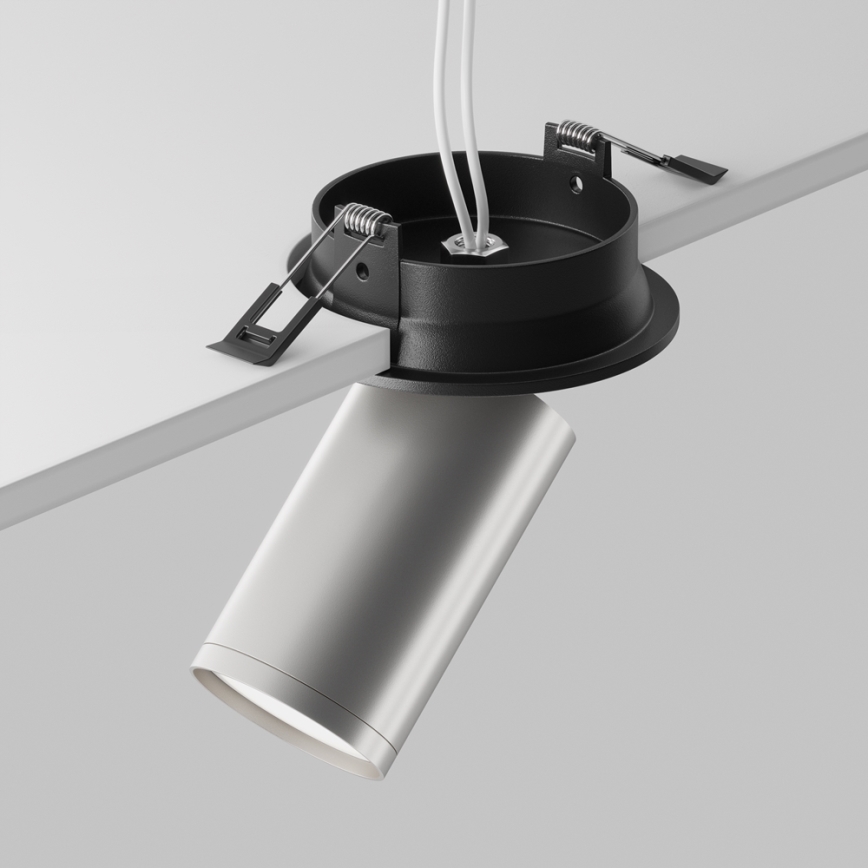Maytoni C048CL-U-1BS - Podhledové bodové svítidlo FOCUS 1xGU10/10W/230V matný chrom