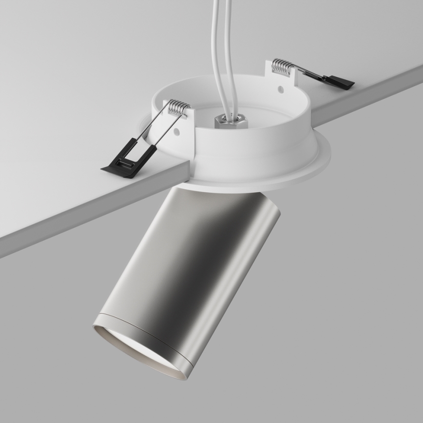 Maytoni C048CL-U-1WS - Podhledové bodové svítidlo FOCUS 1xGU10/10W/230V lesklý chrom