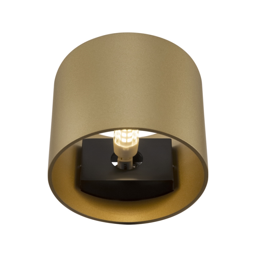 Maytoni C066WL-01MG - Nástěnné svítidlo ROND 1xG9/50W/230V zlatá