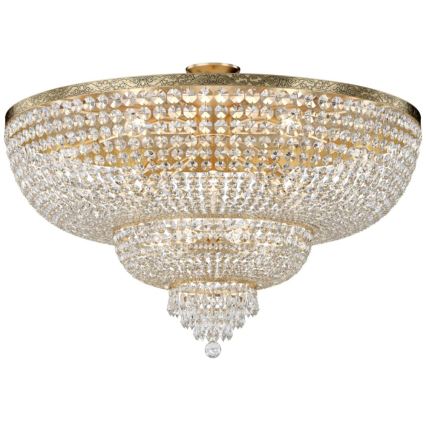 Maytoni DIA890-CL-18-G - Přisazený lustr PALACE 18xE27/60W/230V