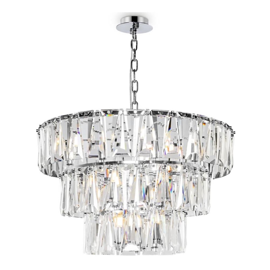 Maytoni MOD043PL-18CH - Lustr na řetězu PUNTES 18xE14/40W/230V lesklý chrom