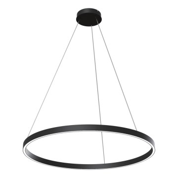 Maytoni MOD058PL-L42B4K - LED Lustr na lanku RIM LED/51W/230V 4000K pr. 80 cm černá