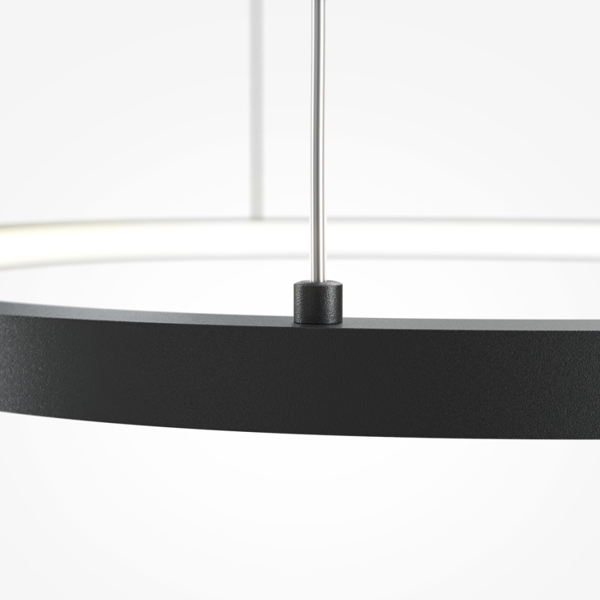 Maytoni MOD072PL-L28B3K1 - LED Lustr na lanku GLINT LED/24W/230V černá pr. 60 cm