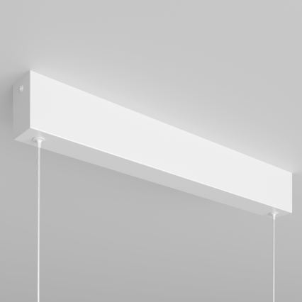 Maytoni P010PL-L30W4K - LED Lustr na lanku STEP LED/30W/230V 4000K 118,5 cm bílá