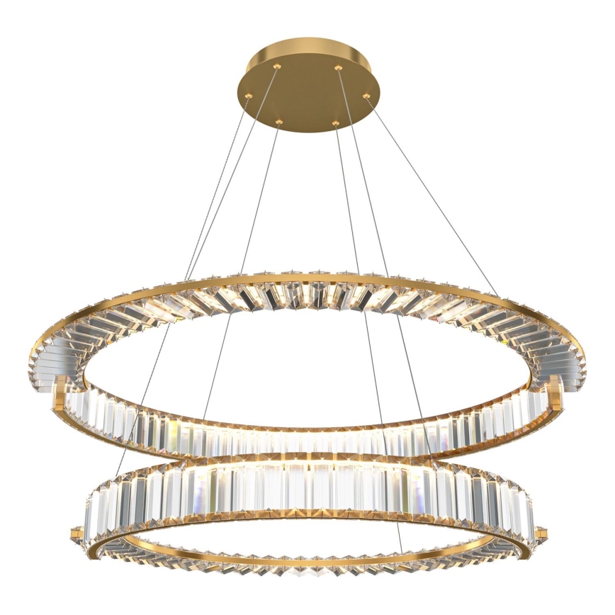 Maytoni P097PL-L90G4K - LED Lustr na lanku KRONE LED/90W/230V CRI 90 pr. 80,5 cm zlatá