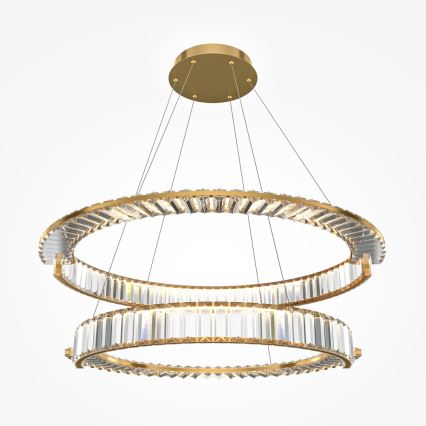 Maytoni P097PL-L90G4K - LED Lustr na lanku KRONE LED/90W/230V CRI 90 pr. 80,5 cm zlatá