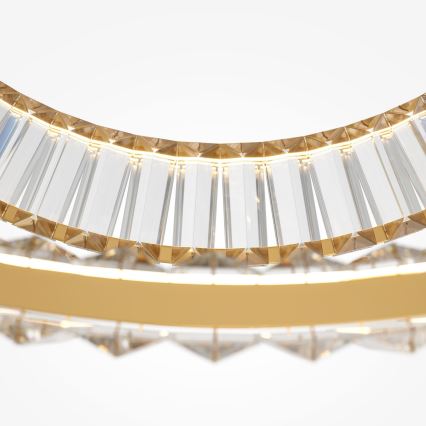 Maytoni P097PL-L90G4K - LED Lustr na lanku KRONE LED/90W/230V CRI 90 pr. 80,5 cm zlatá