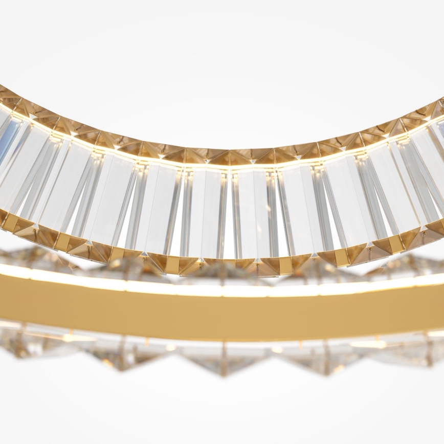 Maytoni P097PL-L90G4K - LED Lustr na lanku KRONE LED/90W/230V CRI 90 pr. 80,5 cm zlatá