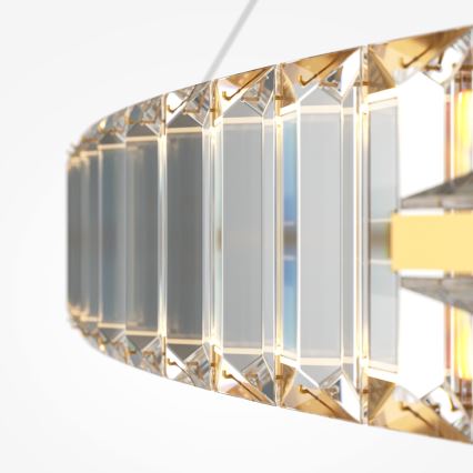 Maytoni P097PL-L90G4K - LED Lustr na lanku KRONE LED/90W/230V CRI 90 pr. 80,5 cm zlatá
